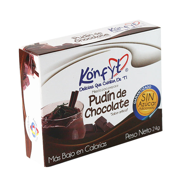 KONFIT MEZCLA PUDIN DE CHOCOLATE SIN AZUCAR x 24g