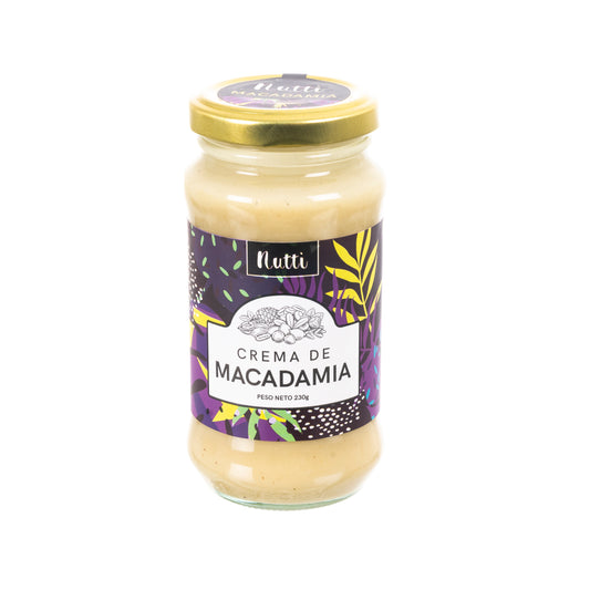 CREMA DE MACADAMIA NUTTI X 230 GRS